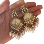 gold earrings